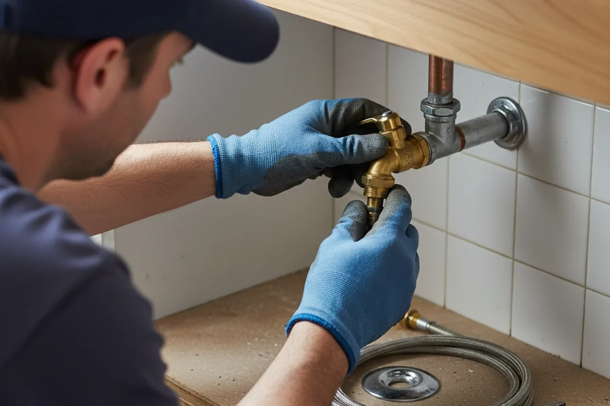 Shutoff valve and fitting work during Repiping in Muse